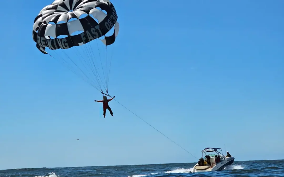 White Shark parasailing