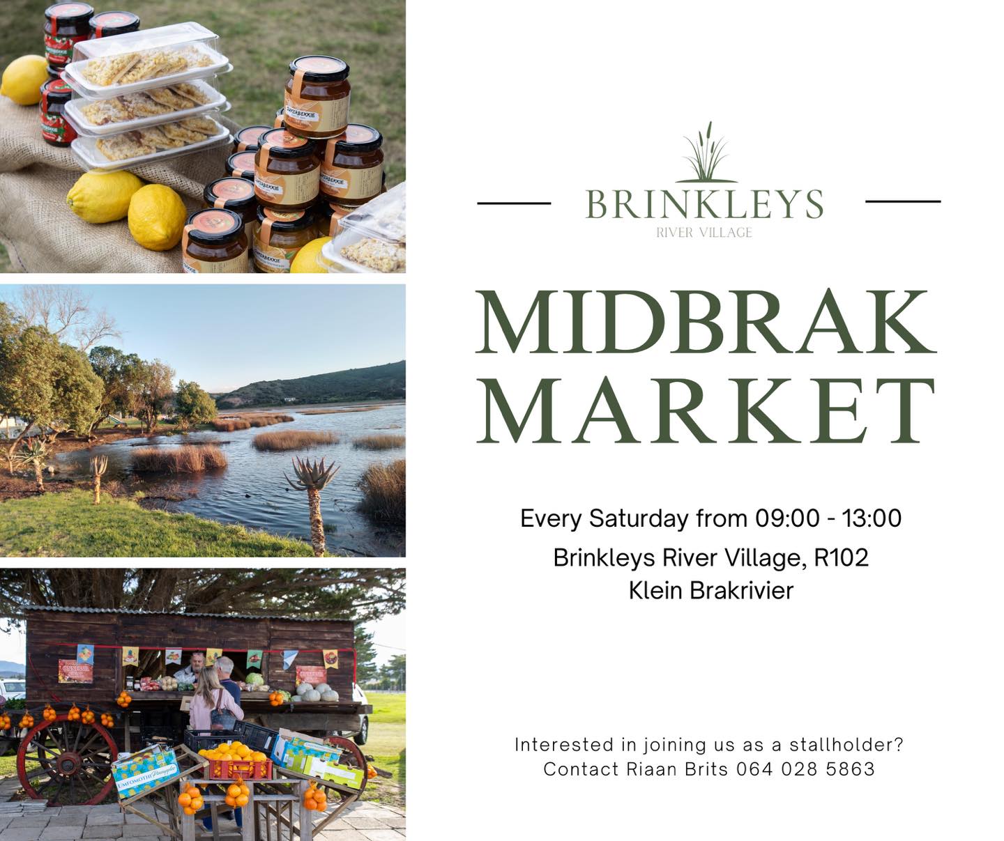 midbrak market at brinkleys river village