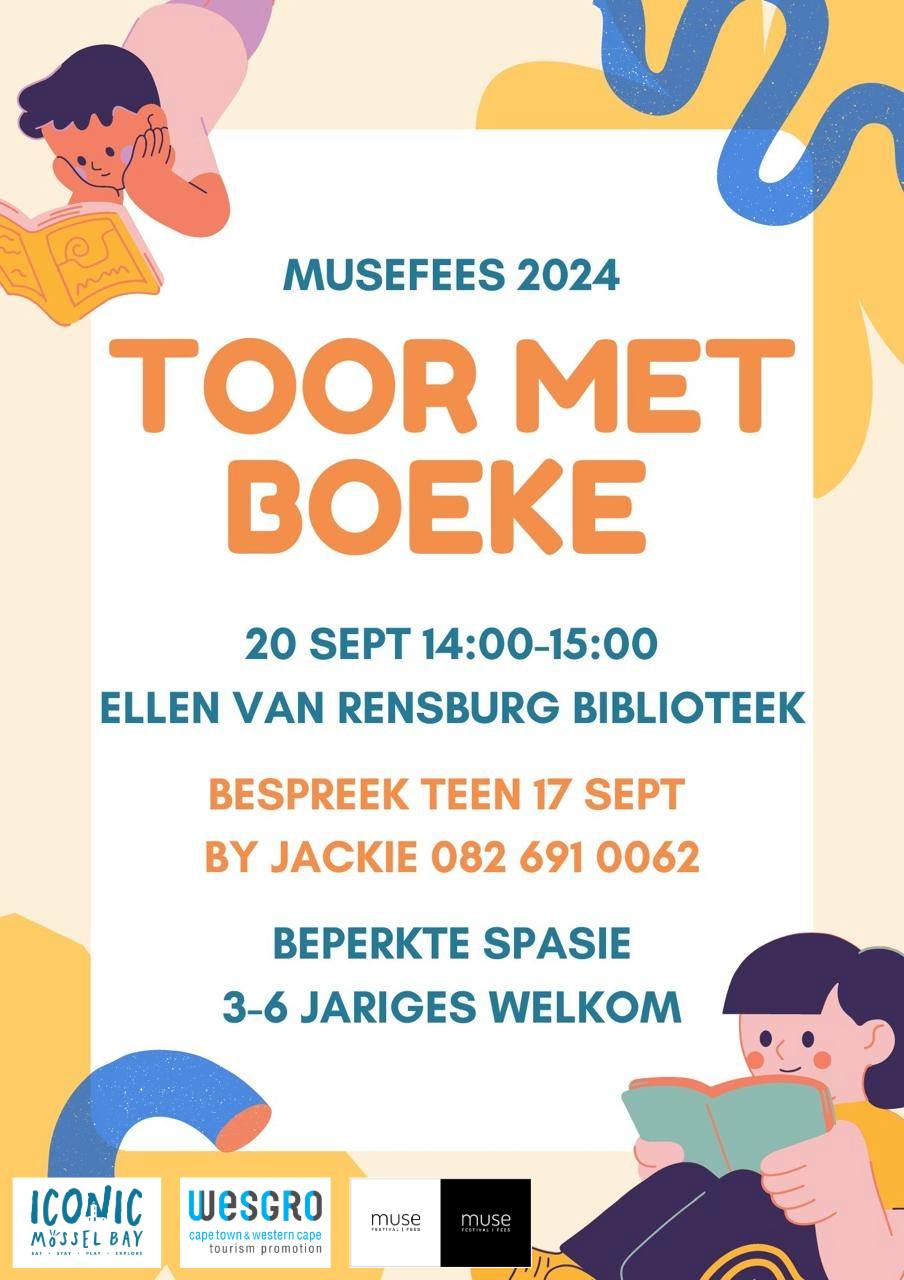 toor met boeke 20 sept 24 muse fees