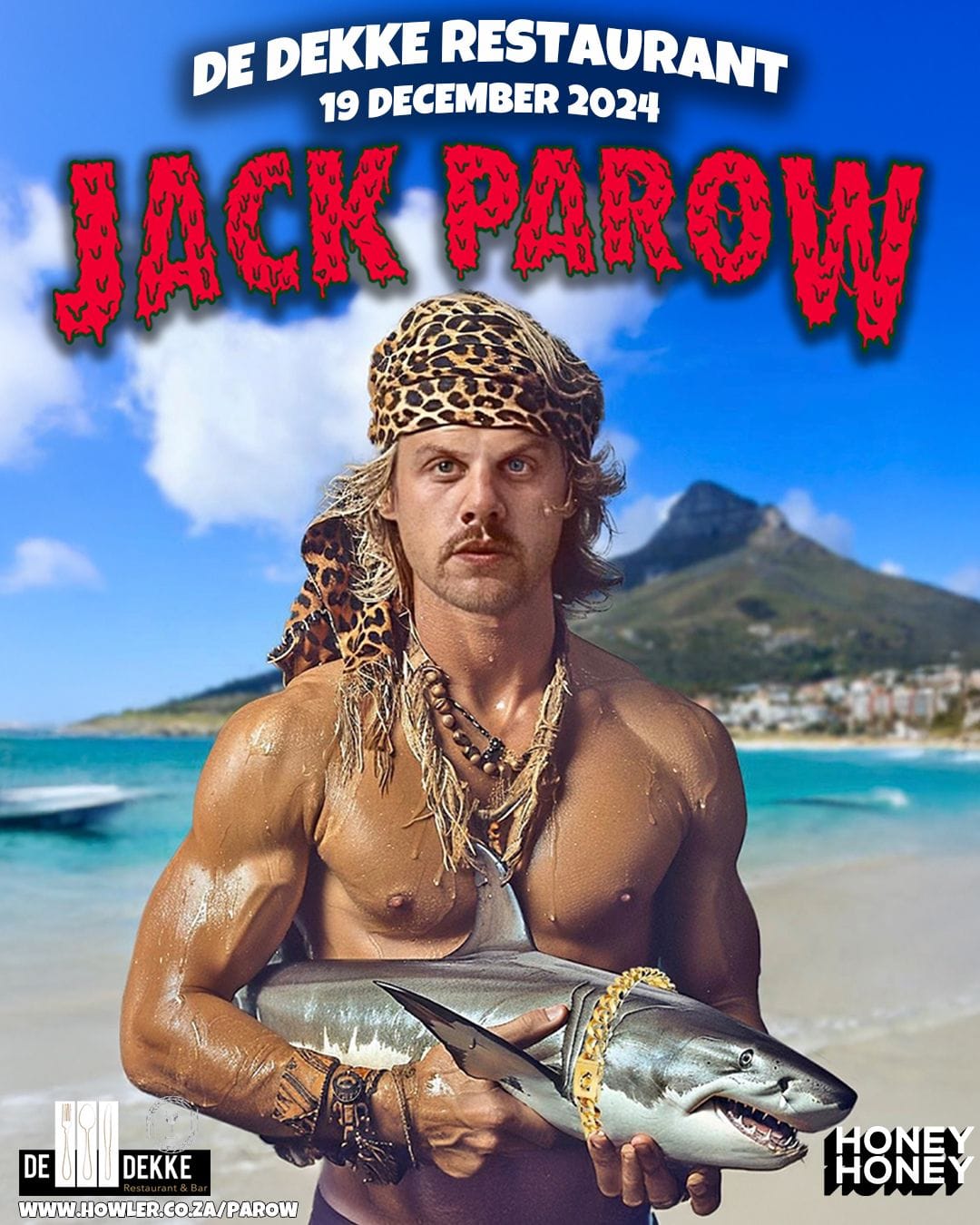 jack parow at de dekke restaurant 16 december 2024